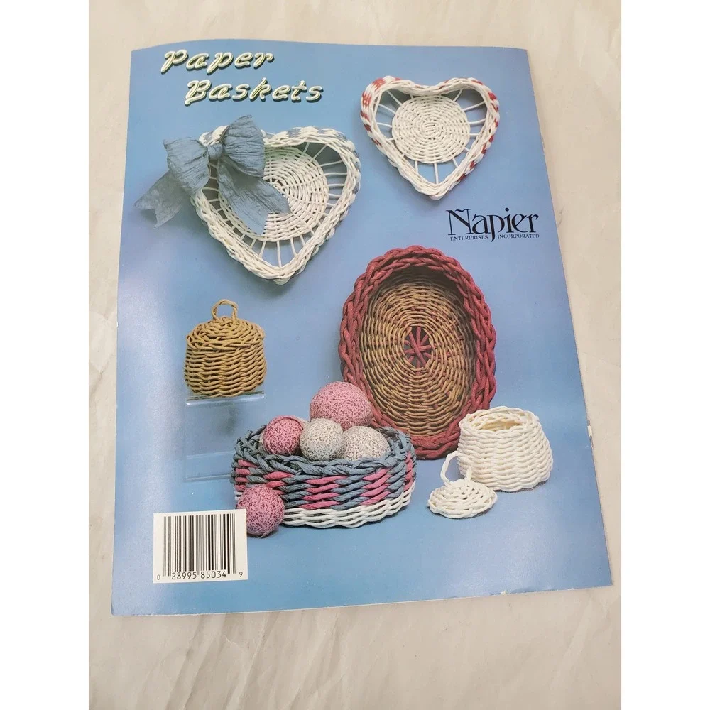 Nancy's Paper Baskets Using Paper Capers Craft Book Nancy Gruber 1989 Napier